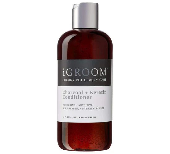 IGroom Charcoal + Keratin Pet Conditioner
