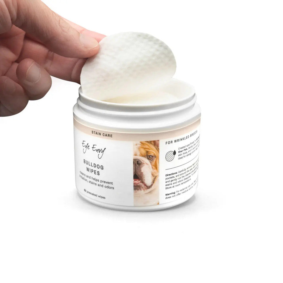 Eye Envy Bulldog Wrinkle Wipes