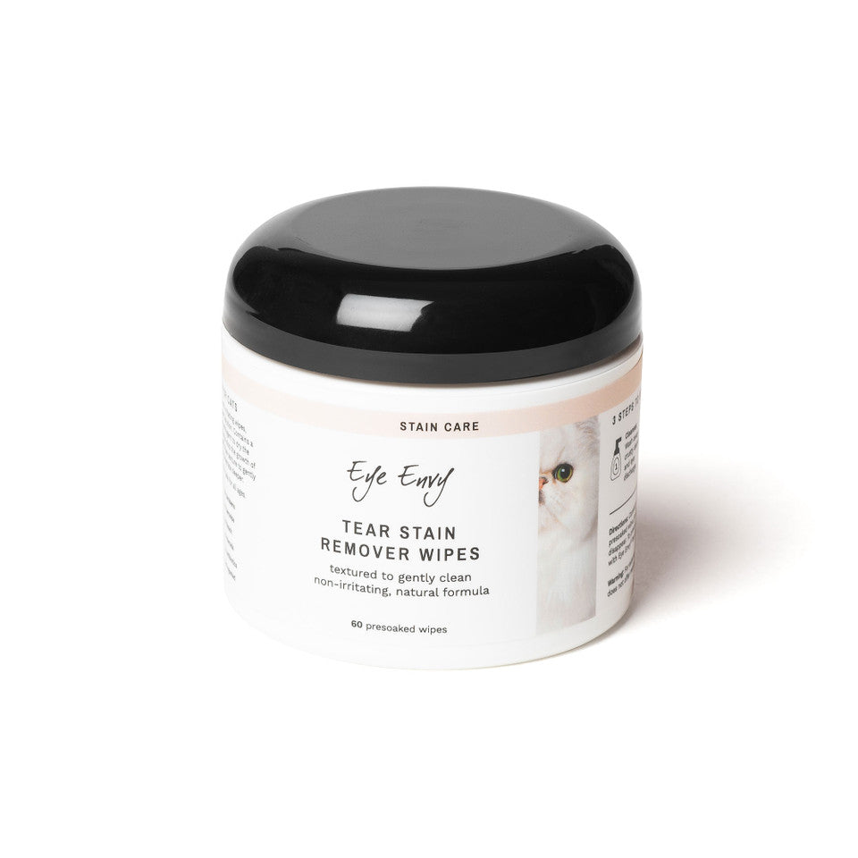 Eye Envy Tear Stain Remover Wipes for Cats