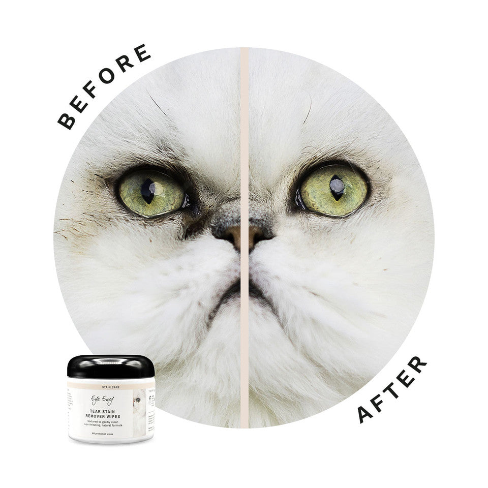 Eye Envy Tear Stain Remover Wipes for Cats
