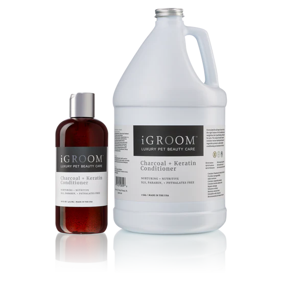 IGroom Charcoal + Keratin Pet Conditioner