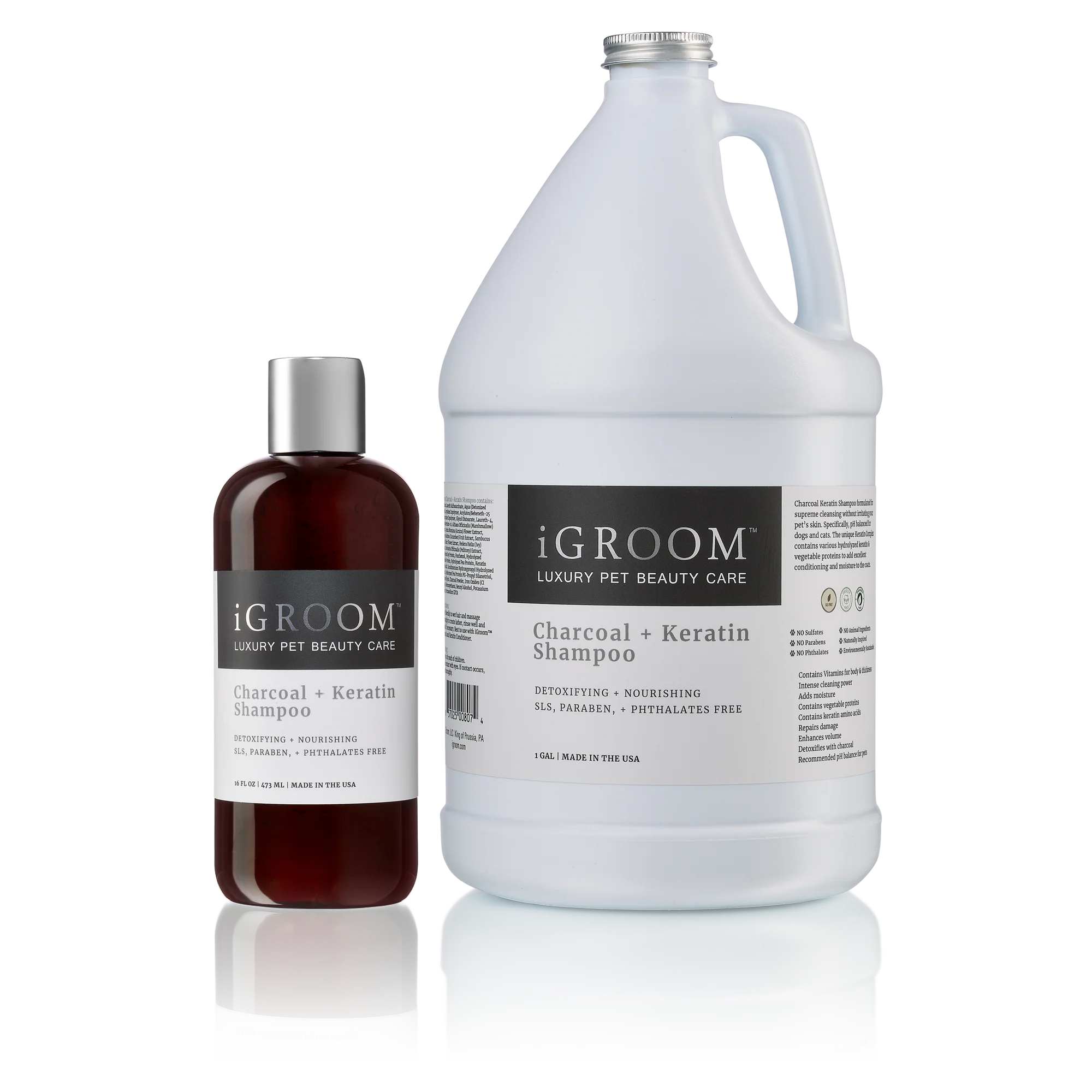 IGroom Charcoal + Keratin Shampoo