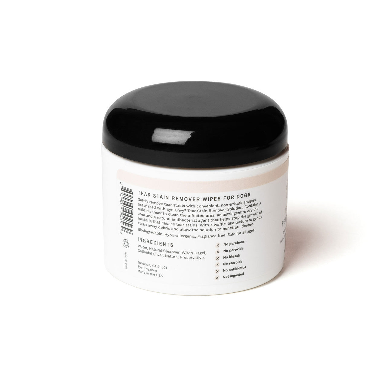 Eye Envy Tear Stain Remover Wipes for Dogs