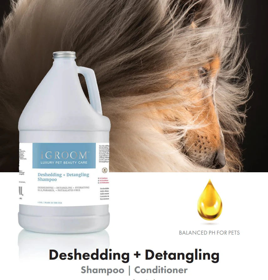 IGroom Deshedding + Detangling Shampoo