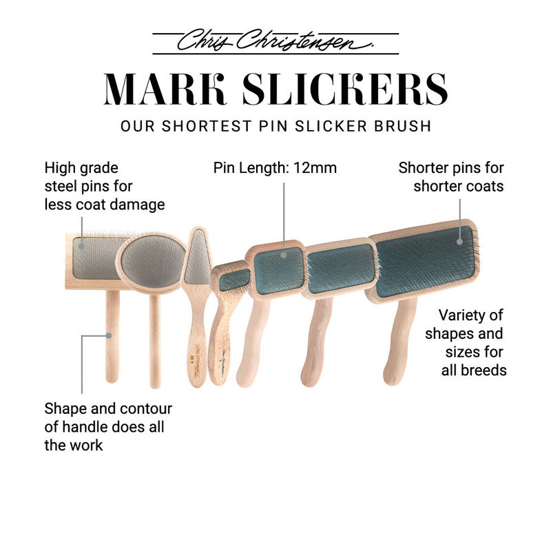 Chris Christensen Mark Curved Back Slicker Brushes